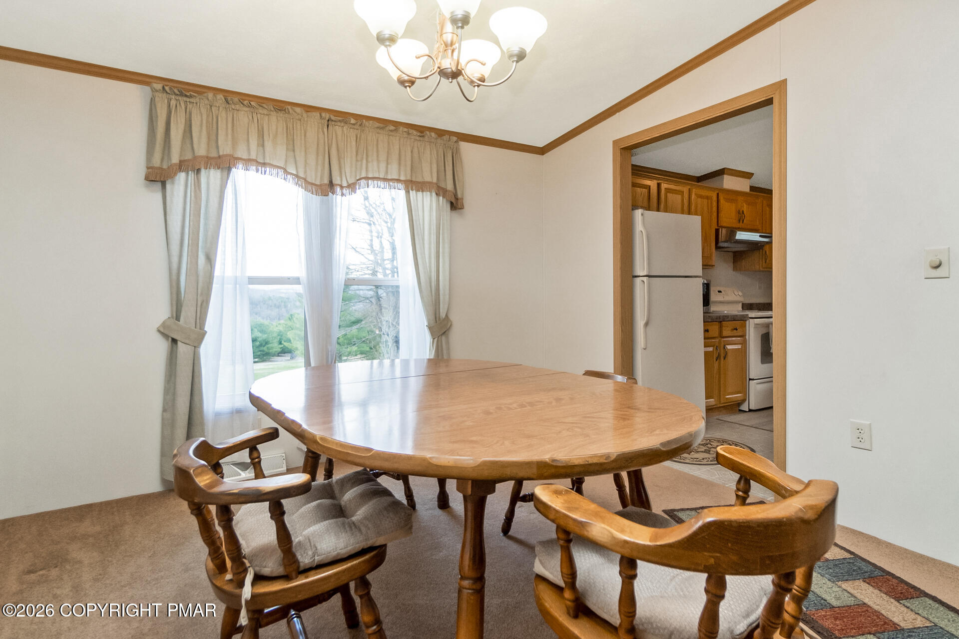 530 West Sunset Road Lehighton, PA 18235 - Photo 35 of 59 a view of a dining room with furniture and a window