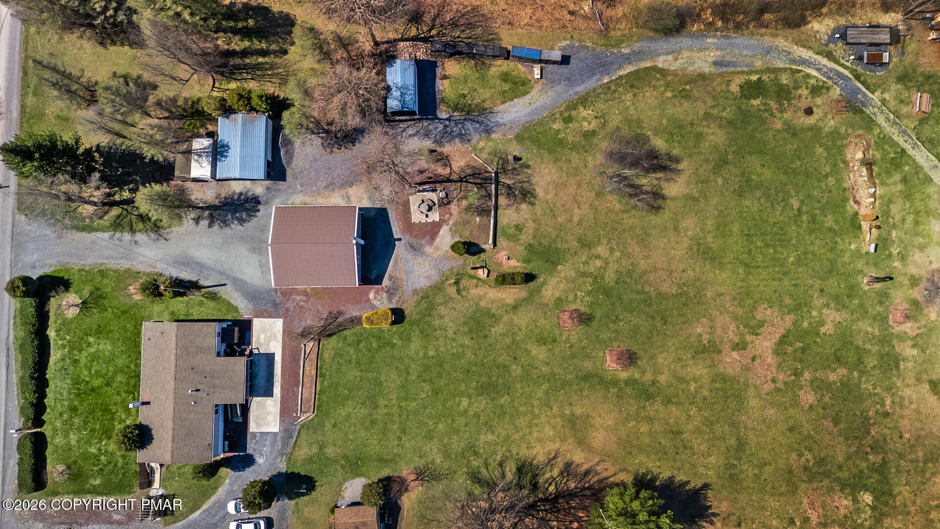 530 West Sunset Road Lehighton, PA 18235 - Photo 4 of 59 an aerial view of residential houses with outdoor space