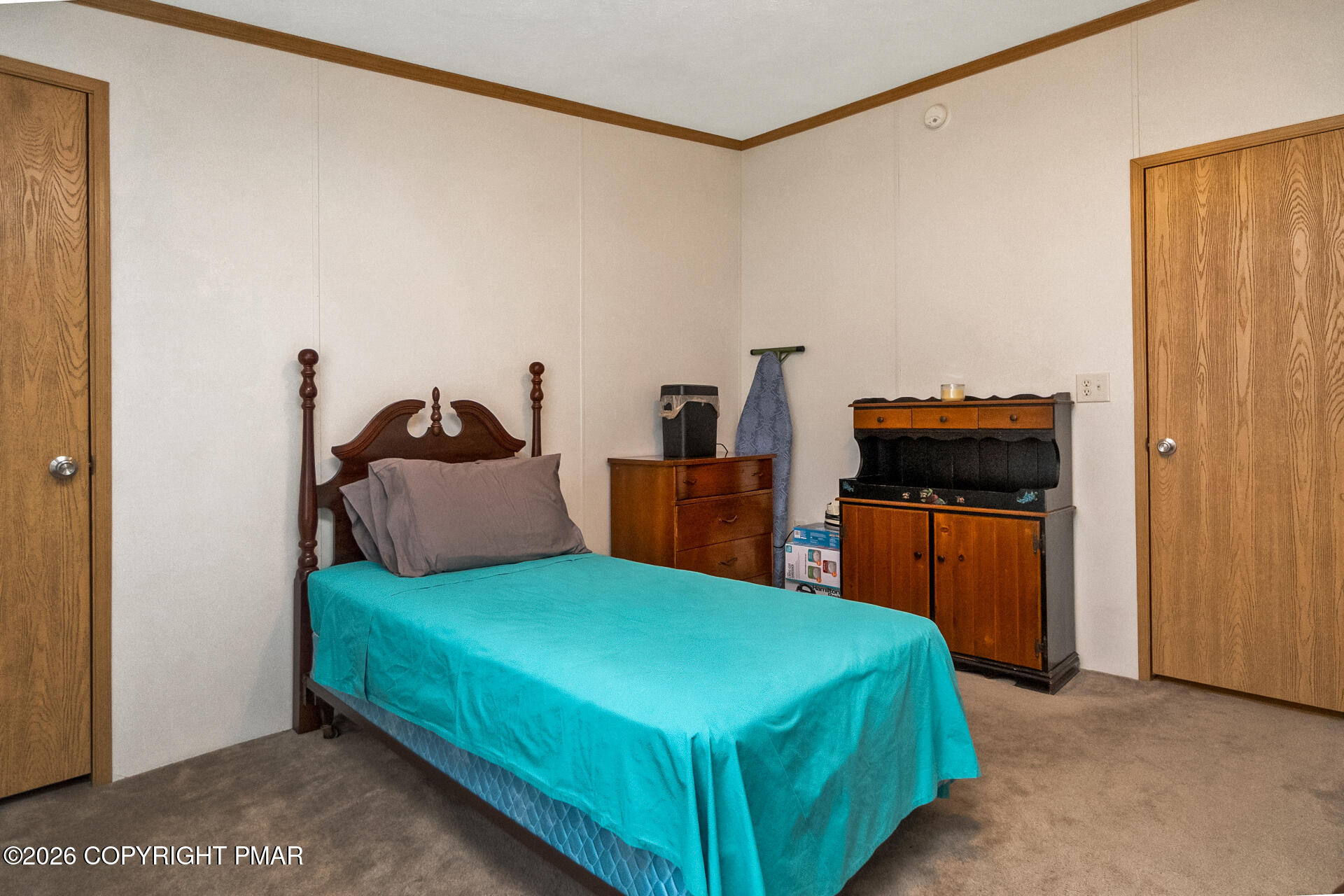 530 West Sunset Road Lehighton, PA 18235 - Photo 45 of 59 a bedroom with a bed and a cabinets