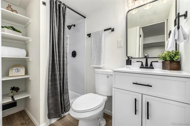 a picture of a bench in front of a door