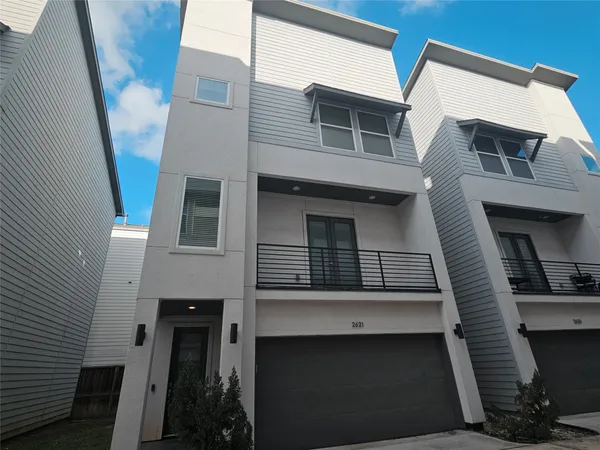 a view of a house with a door