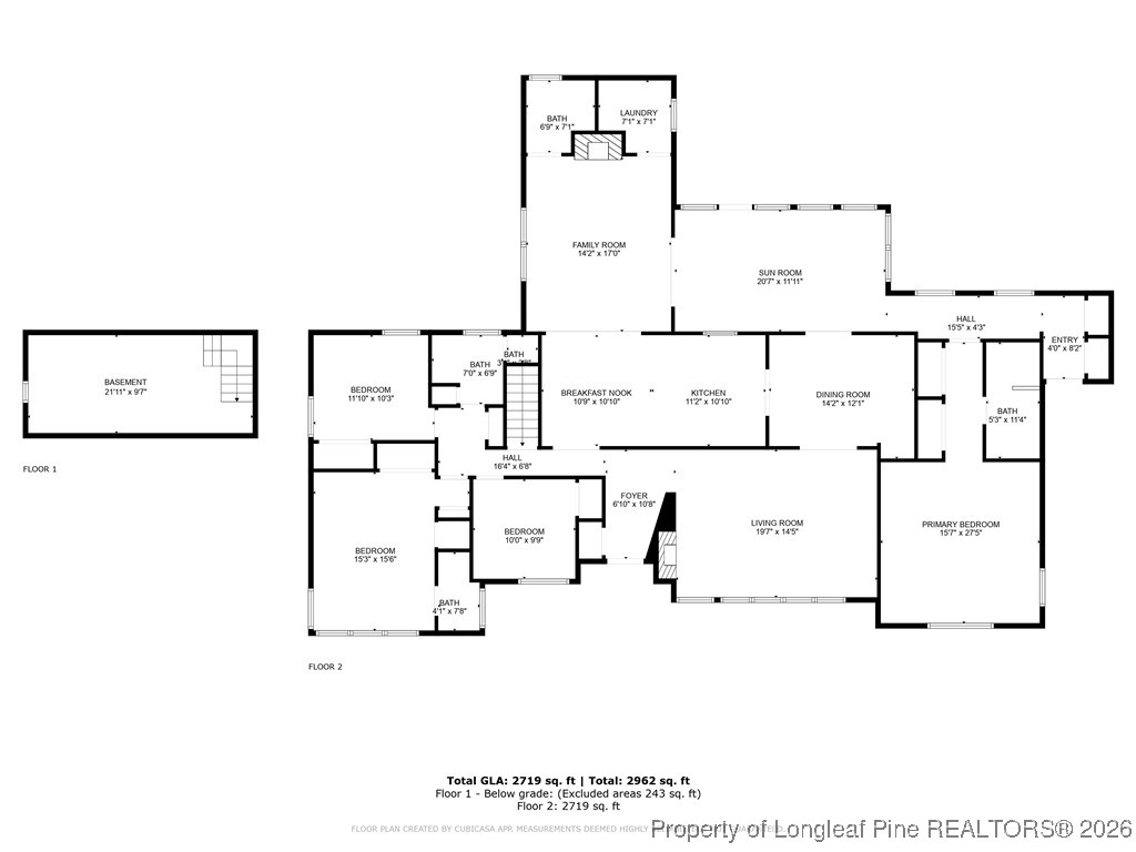 3024 Brechin Road Fayetteville, NC 28303 - Photo 45 of 46 Floor Plan