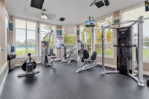 4802 51st Street West, Unit 521 Bradenton, FL 34210 - Photo 15 of 16 a view of a room with gym equipment