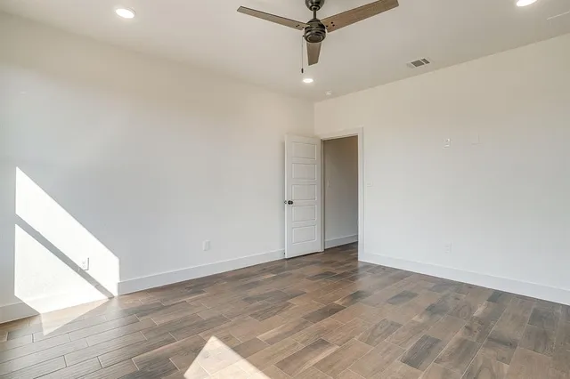 wooden floor in an empty room
