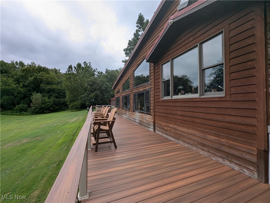 46136 Carlisle Road Lisbon, OH 44432 - Photo 21 of 48 Wooden deck featuring a yard