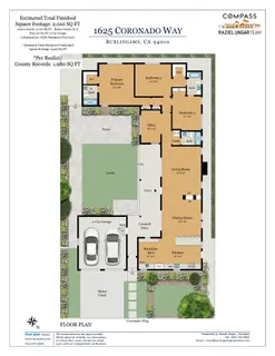 $3,095,000 | 1625 Coronado Way, Burlingame, CA 94010