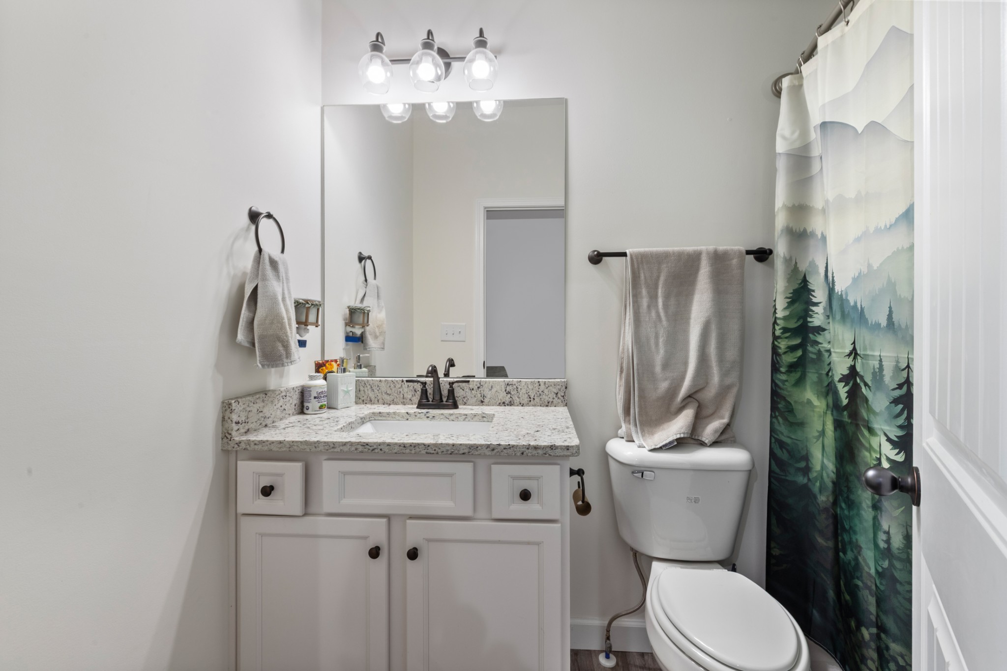 1159 Oak Grove Road Dickson, TN 37055 - Photo 22 of 29 a bathroom with a toilet sink and shower