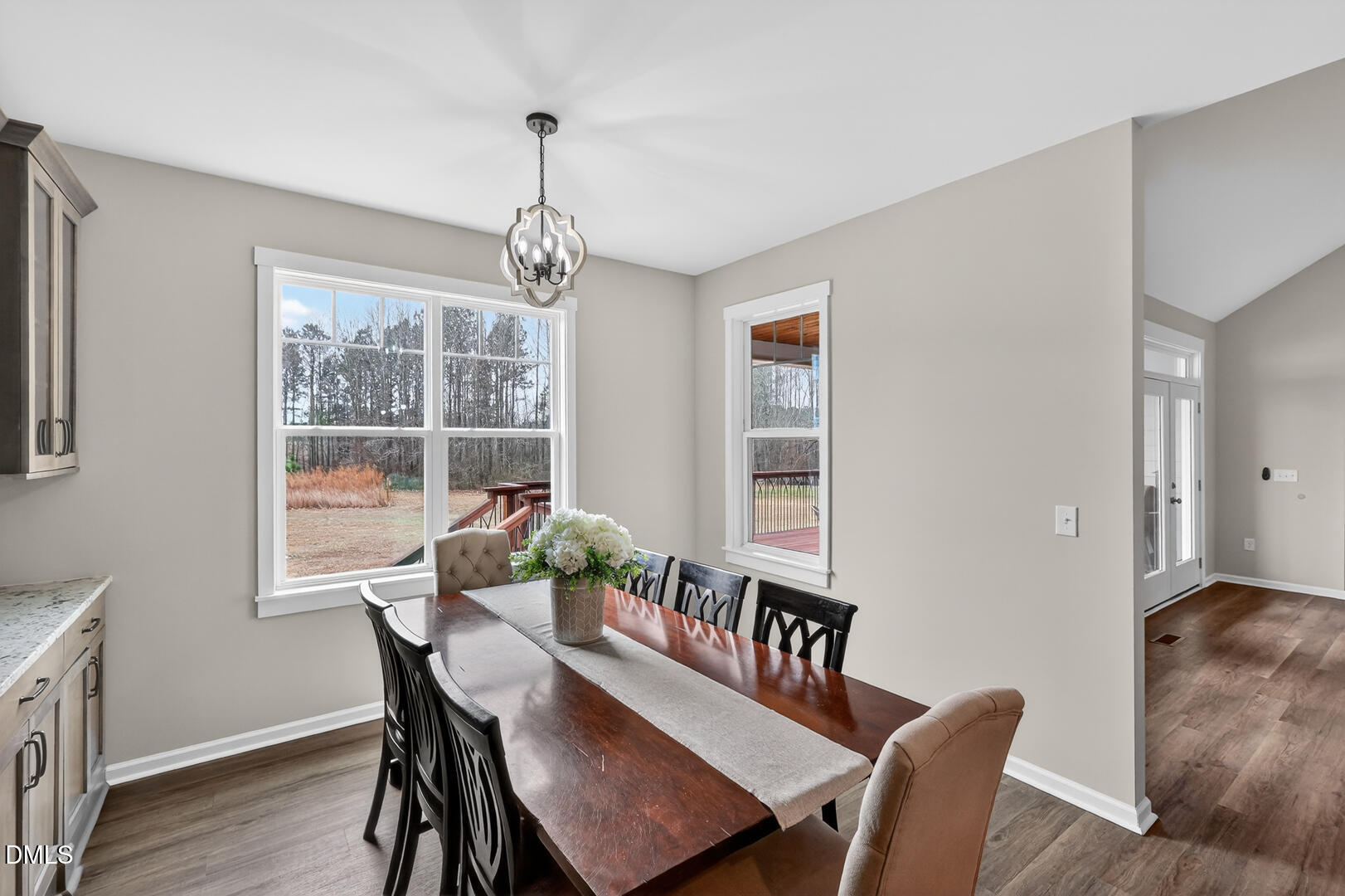 540 Pine Ridge Road Zebulon, NC 27597 - Photo 27 of 96 a view of a dining room with furniture window and outside view