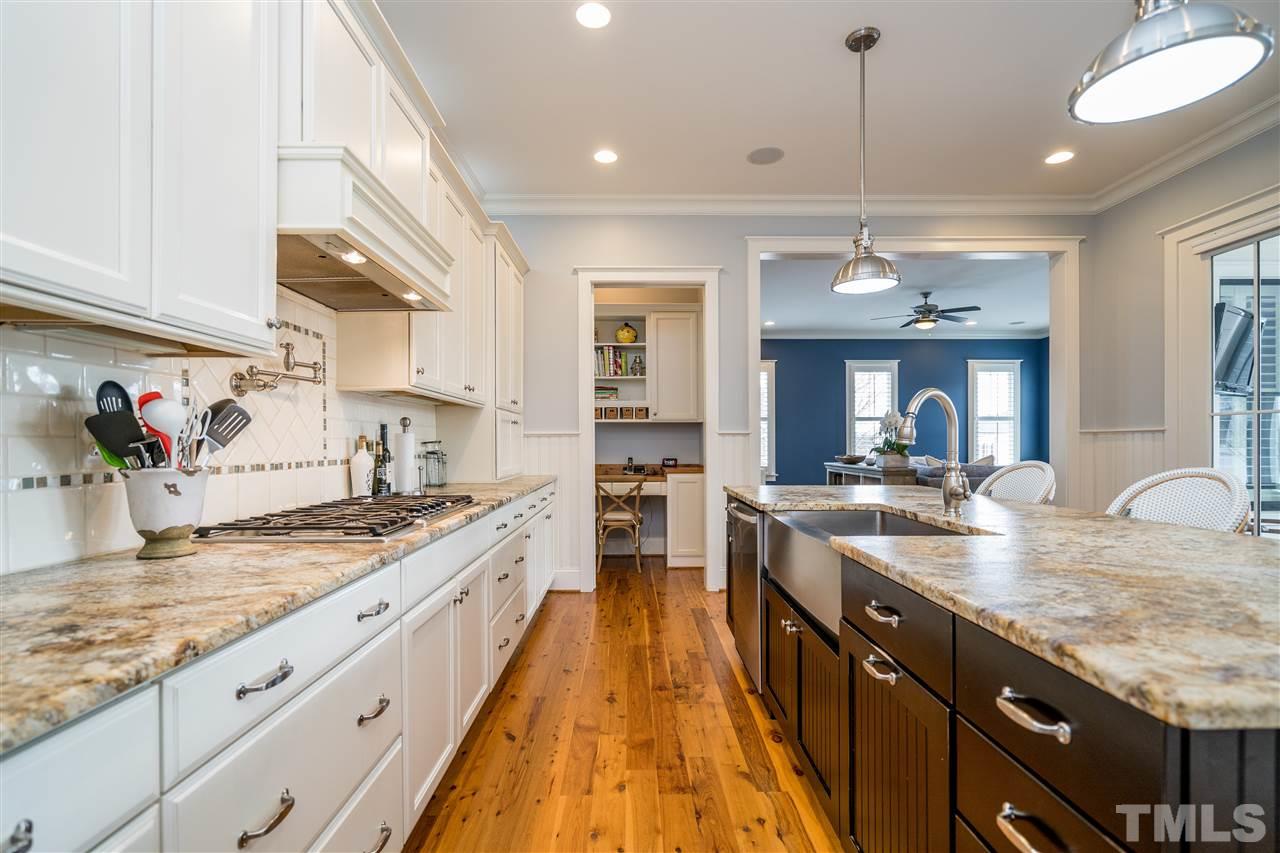 2105 Blue Oak Terrace Raleigh, NC 27608 - Photo 7 of 27 Looking into Kitchen Desk Area