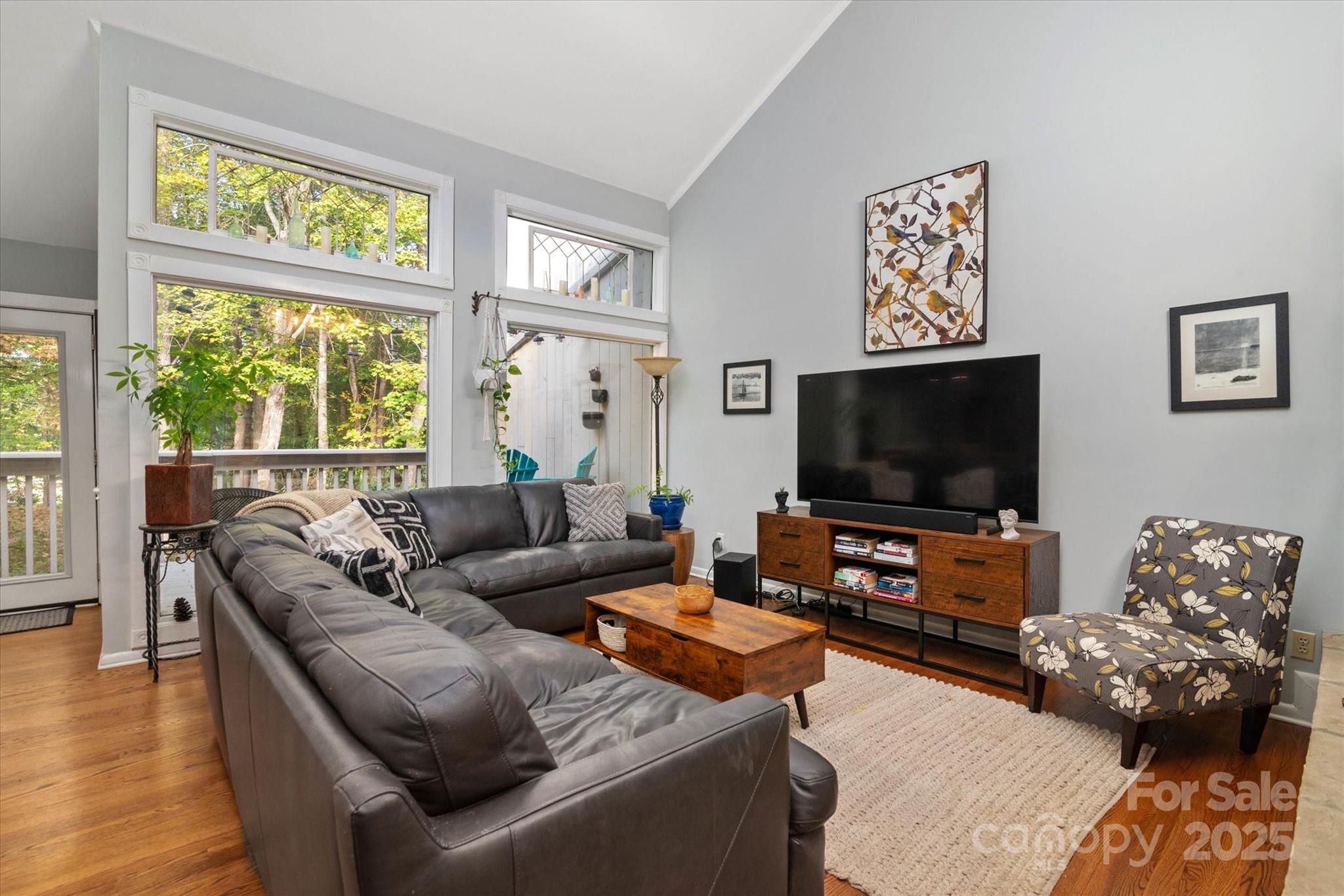 212 Riverview Terrace Clover, SC 29710 - Photo 30 of 48 a living room with furniture and a flat screen tv