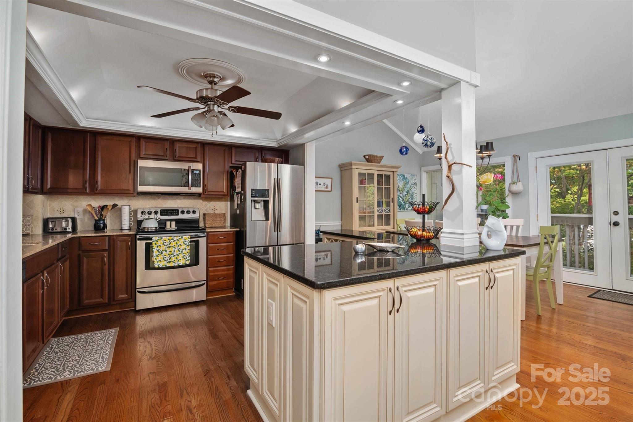 212 Riverview Terrace Clover, SC 29710 - Photo 31 of 48 a kitchen with stainless steel appliances granite countertop a sink and stove