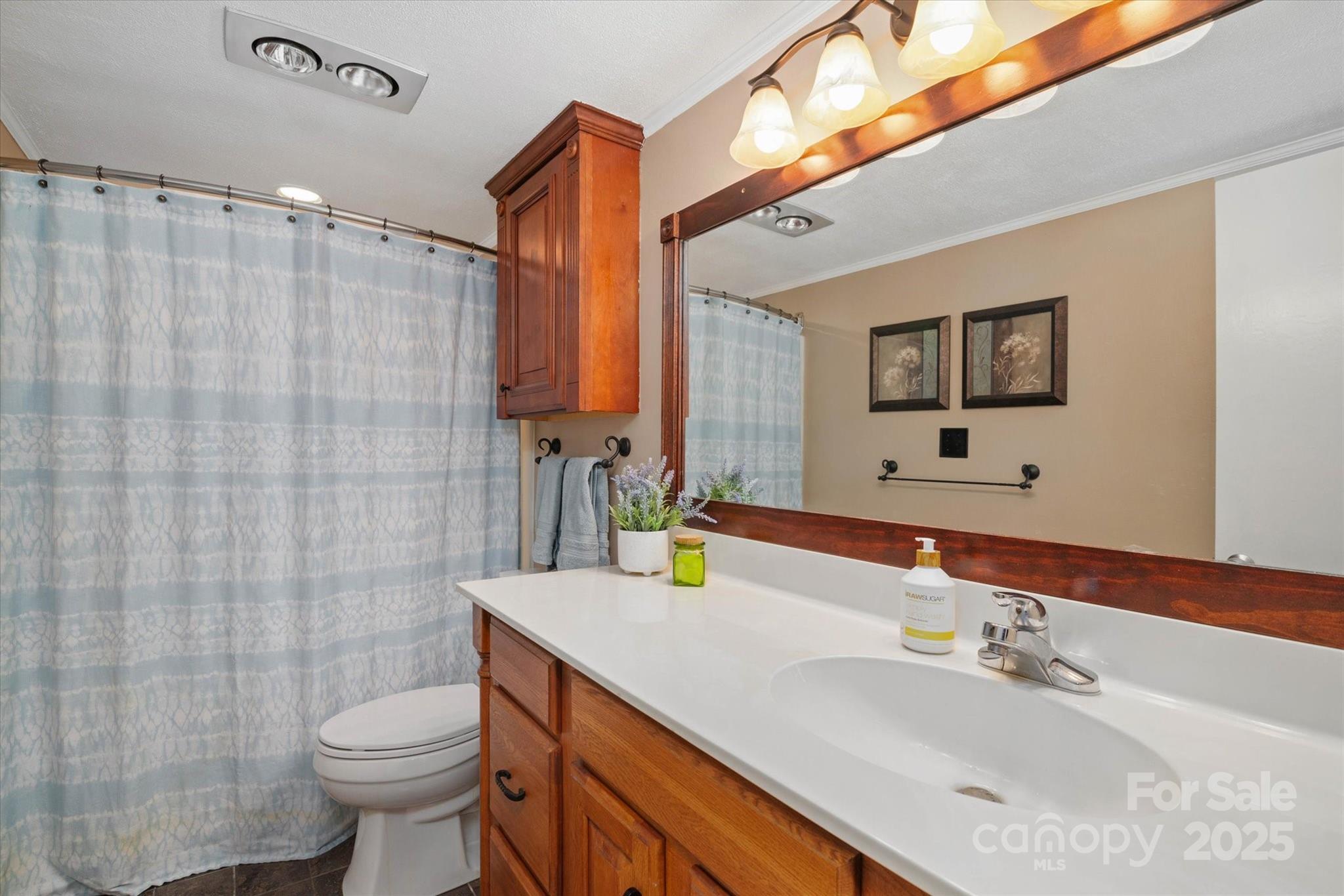 212 Riverview Terrace Clover, SC 29710 - Photo 44 of 48 a bathroom with a sink toilet and shower