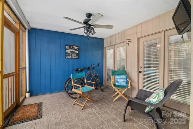 a room with furniture and a window