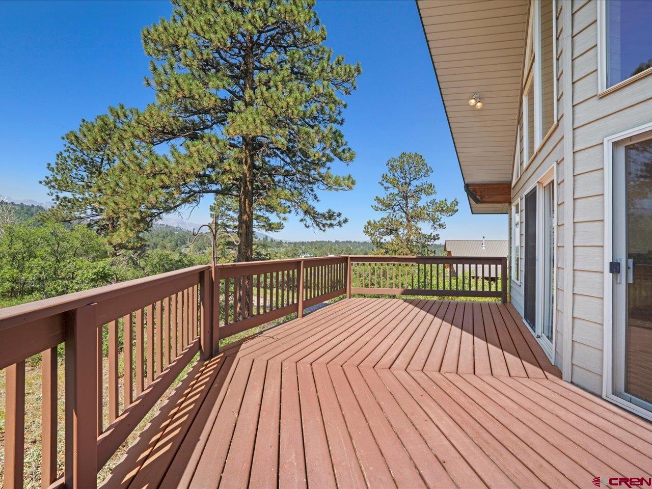 55 Valley View Road Ridgway, CO 81432 - Photo 35 of 40 a view of balcony with wooden floor