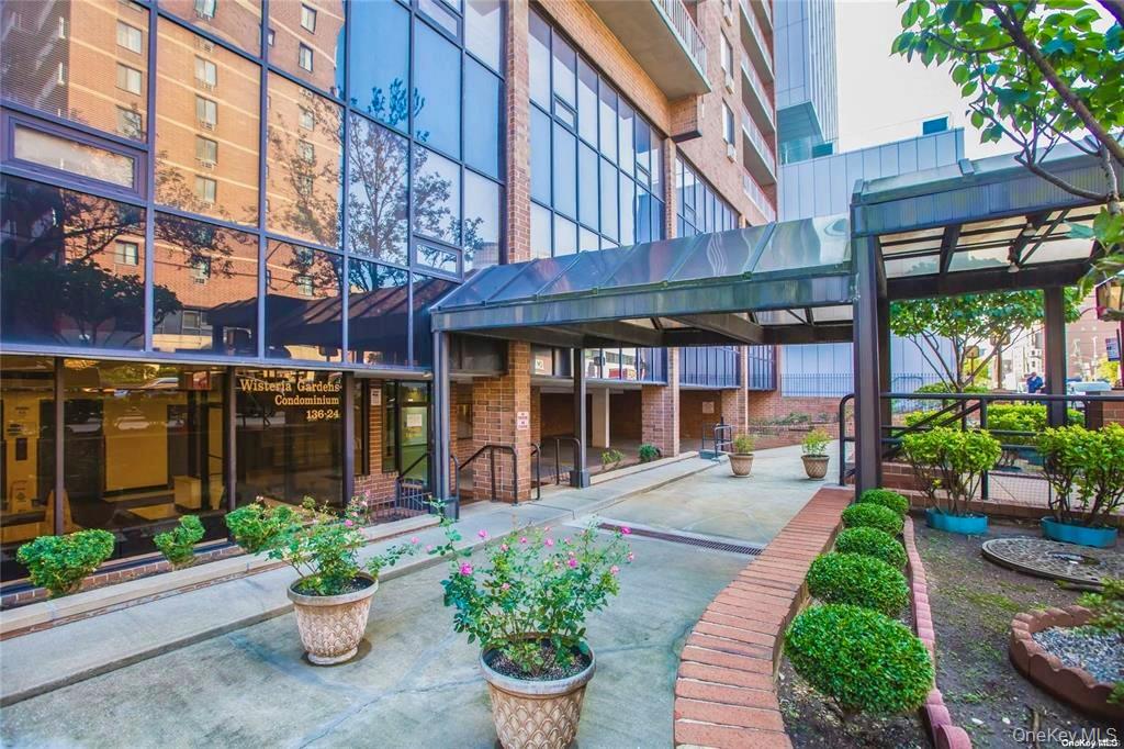 136-24 Maple Avenue, Unit 6F Queens, NY 11355 - Photo 23 of 29 a view of a building with a potted plant