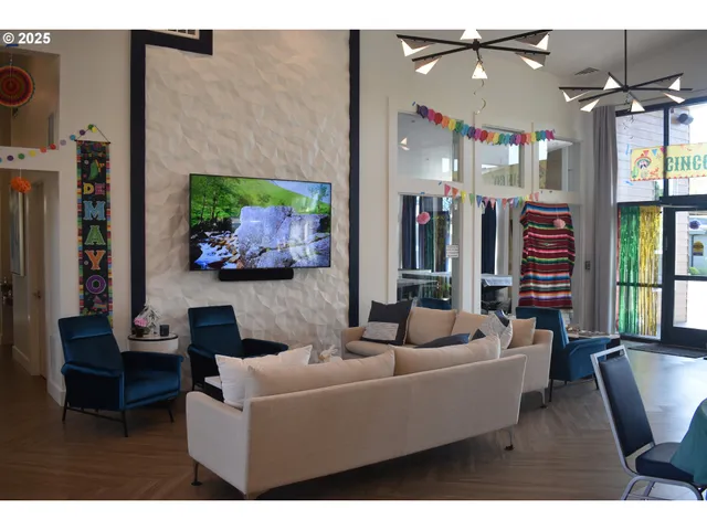 a view of cabinet with a outdoor space