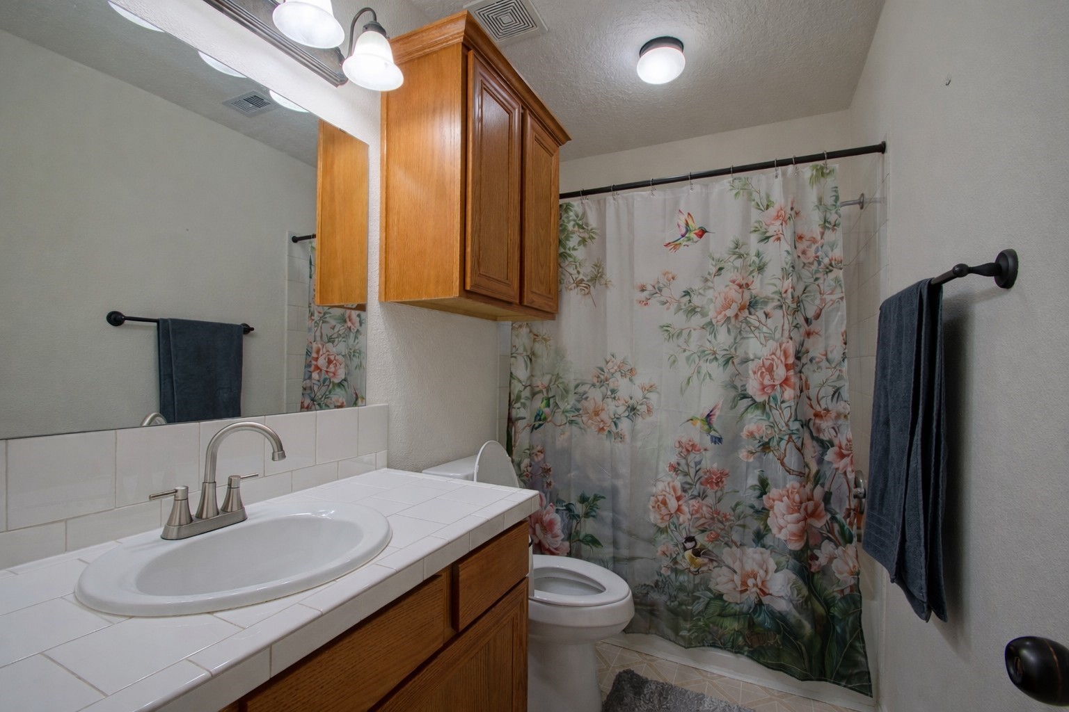 9439 Jeske Road Needville, TX 77461 - Photo 29 of 48 a bathroom with a sink toilet and shower