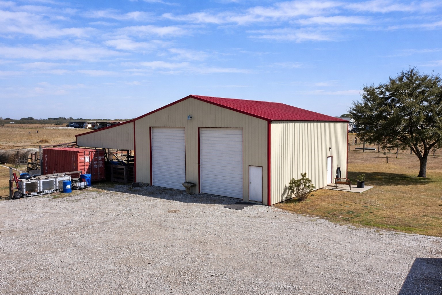 9439 Jeske Road Needville, TX 77461 - Photo 35 of 48 a view of a house with roof and sitting area
