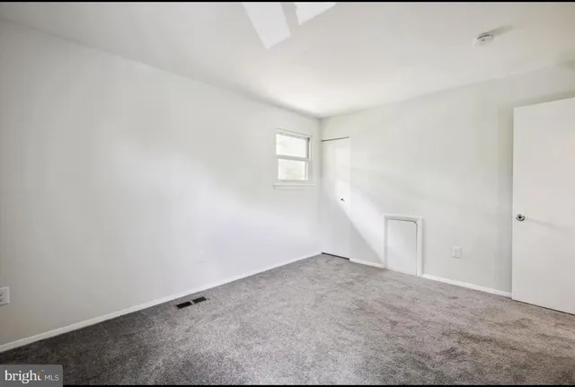 a view of an empty room