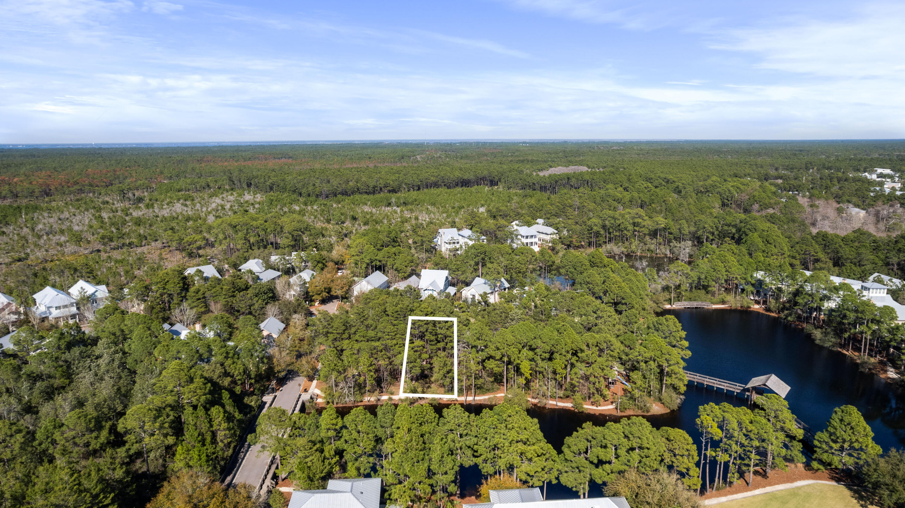 Lot 32 Nickajack S Santa Rosa Beach Santa Rosa Beach, FL 32459 - Photo 3 of 22 an aerial view of residential houses with outdoor space and trees