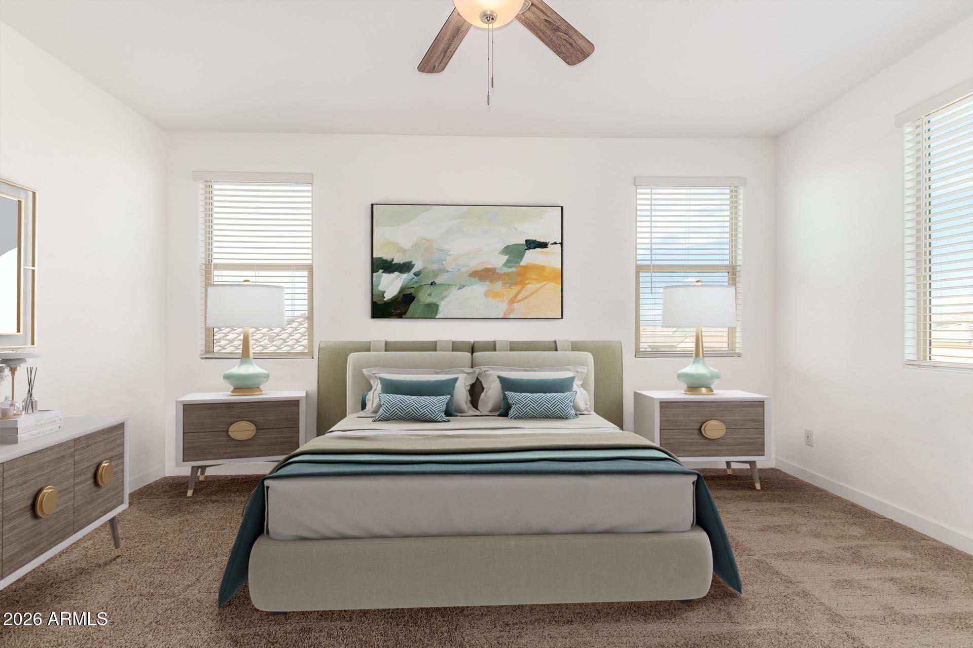 9120 West Roma Avenue Phoenix, AZ 85037 - Photo 21 of 49 Primary Bedroom-Staged
