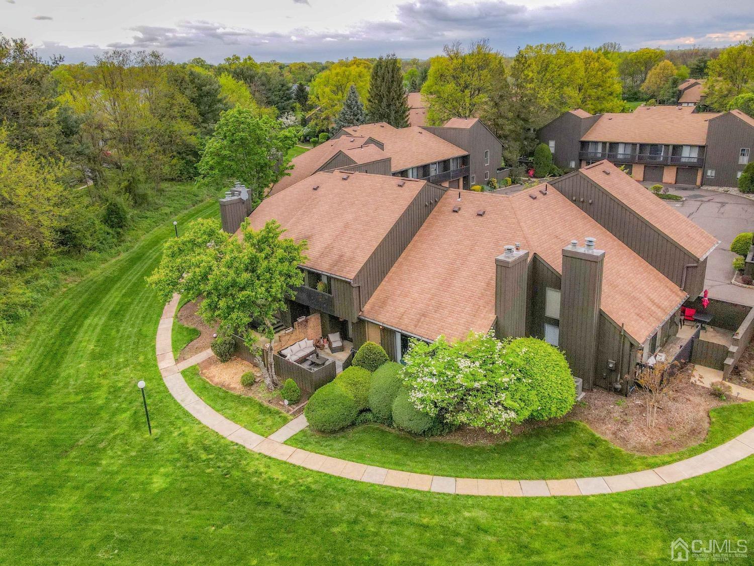 542 Westgate Drive Edison, NJ 08820 - Photo 25 of 30 an aerial view of a house with garden space and street view