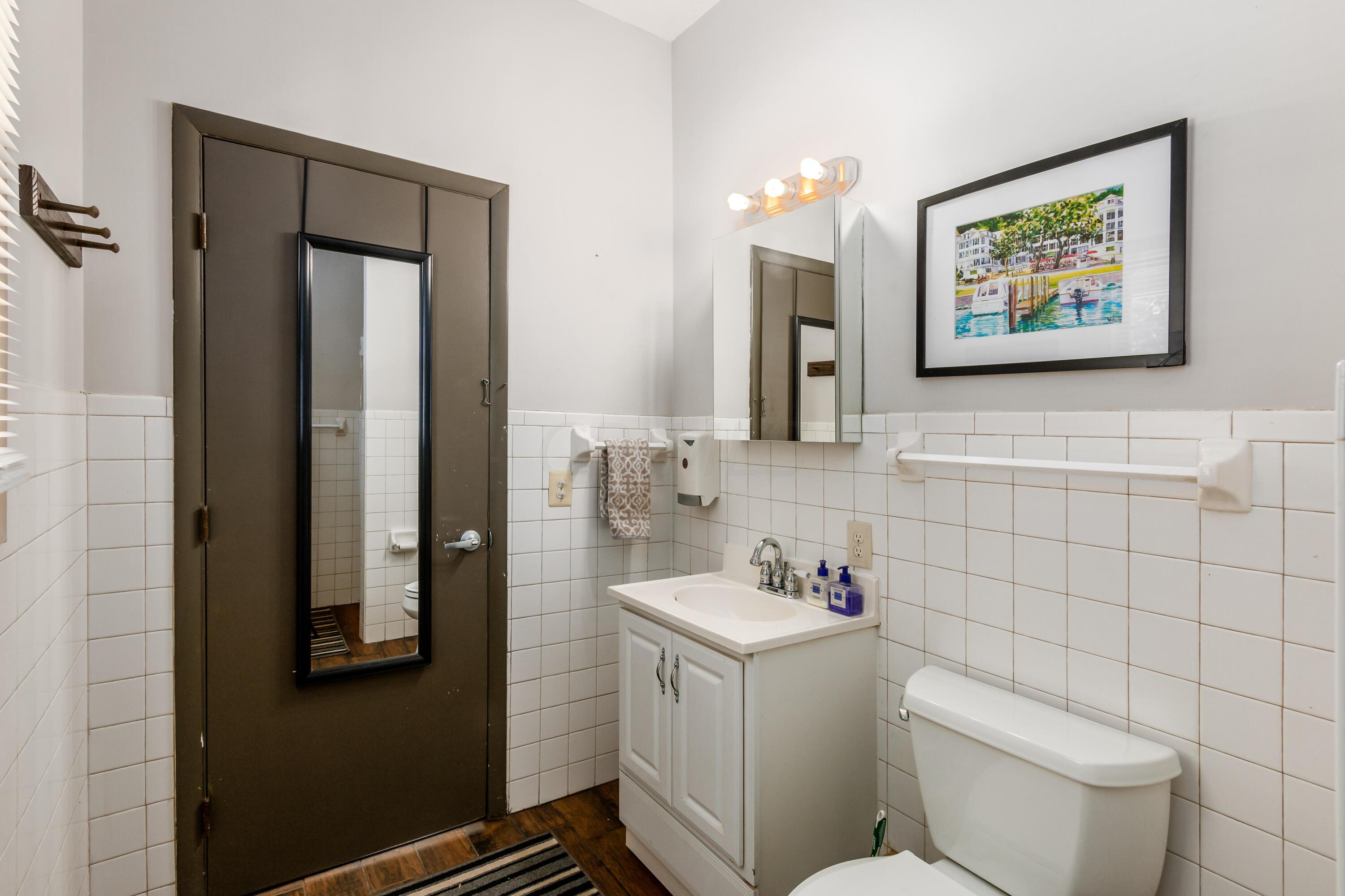 5165 Tussic St Road Westerville, OH 43082 - Photo 47 of 62 Bathroom in out building keeps pool guests out of the house