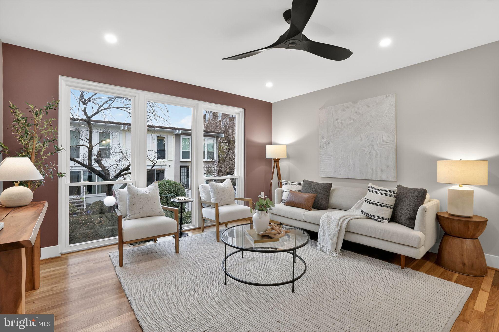 205 G Street Southwest, Unit 145 Washington, DC 20024 - Photo 15 of 46 Bright and inviting living space with nature vi...