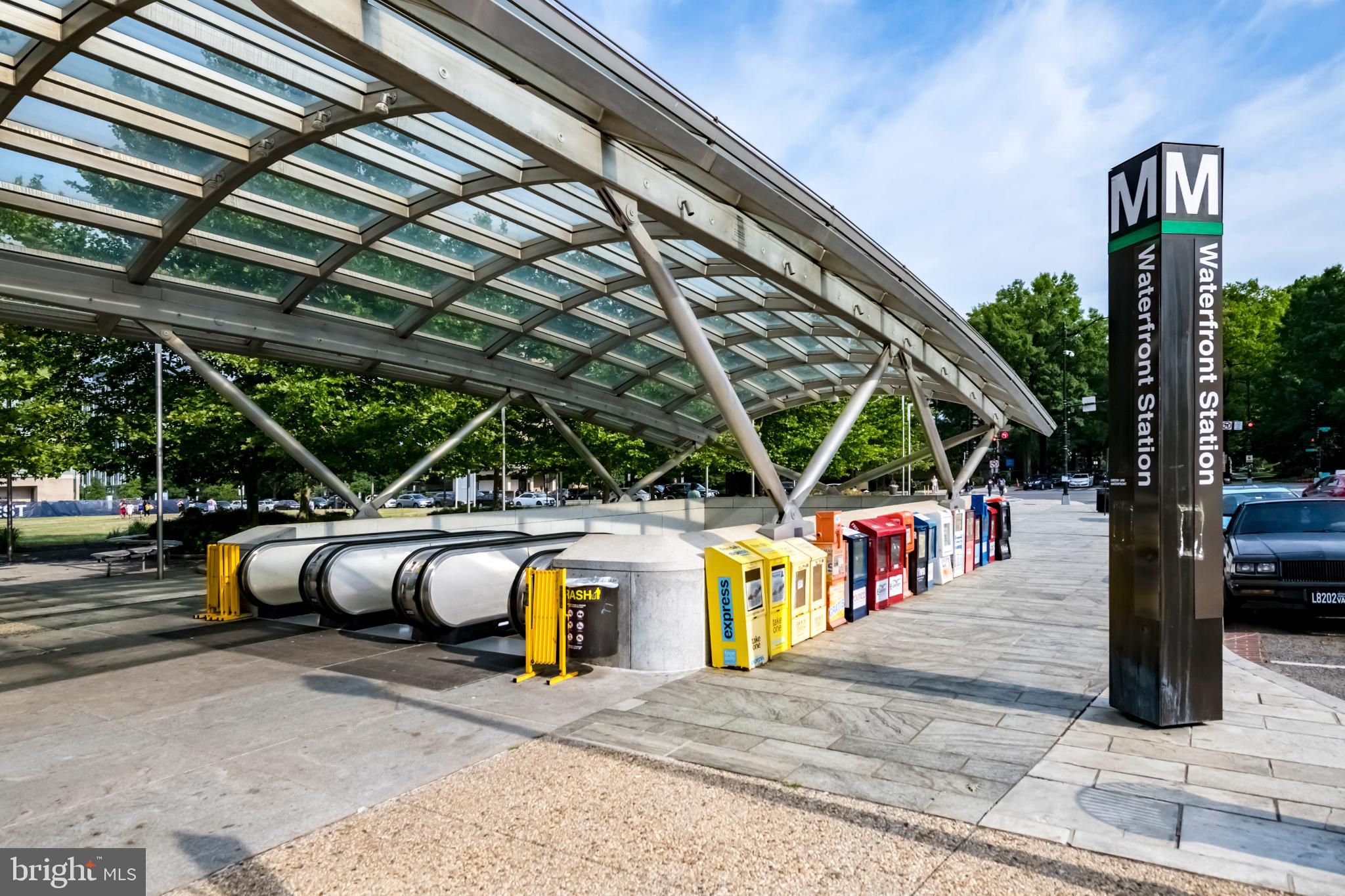 205 G Street Southwest, Unit 145 Washington, DC 20024 - Photo 37 of 46 Modern transit hub under a glass canopy.
