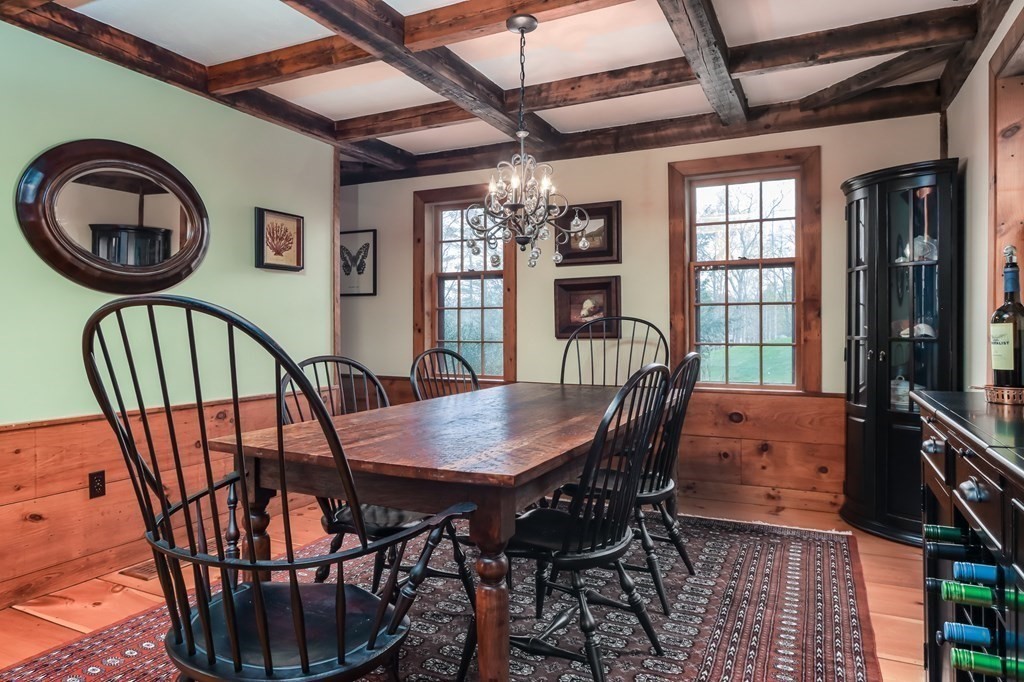 24 Whitney Road Shirley, MA 01464 - Photo 7 of 42 a view of a dining room with furniture window and chandelier