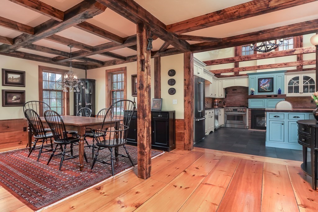 24 Whitney Road Shirley, MA 01464 - Photo 8 of 42 a view of a dining room with furniture window and wooden floor
