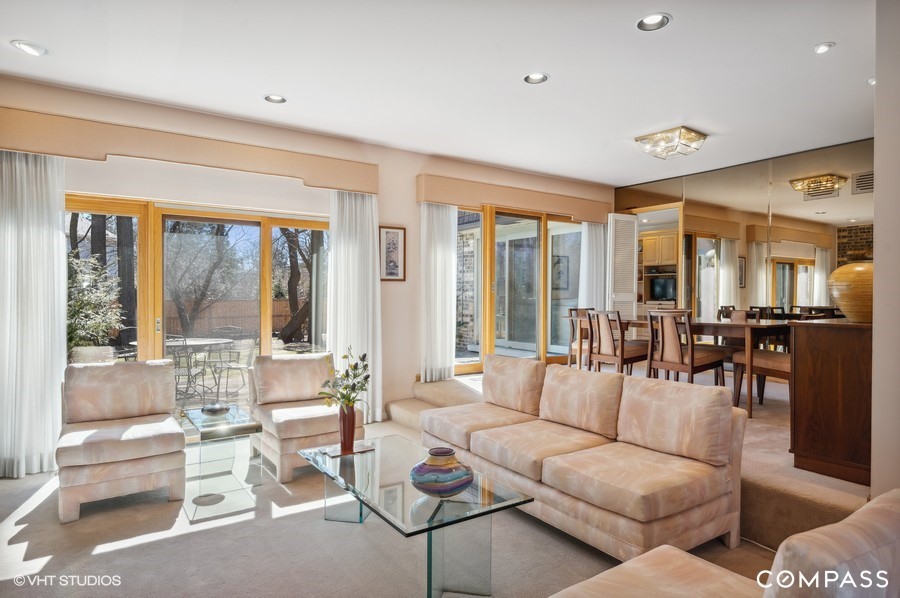 1119 Deerfield Road Deerfield, IL 60015 - Photo 5 of 19 a living room with furniture and large windows