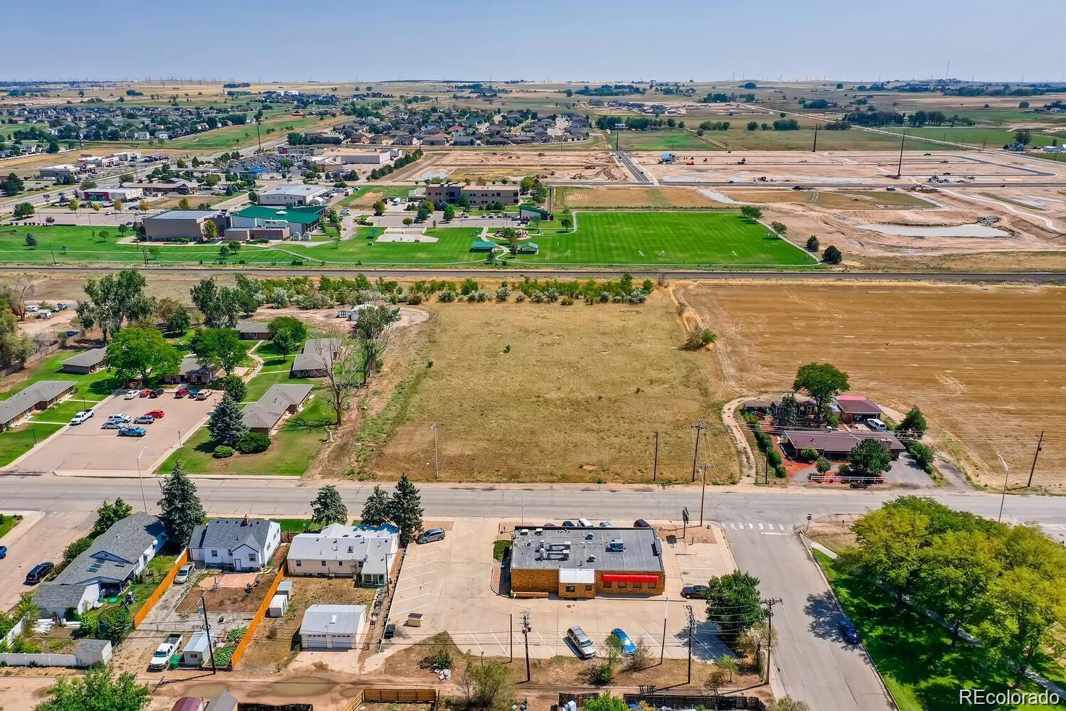 South Denver Avenue Fort Lupton, CO 80621 - Photo 3 of 11 an aerial view of a city