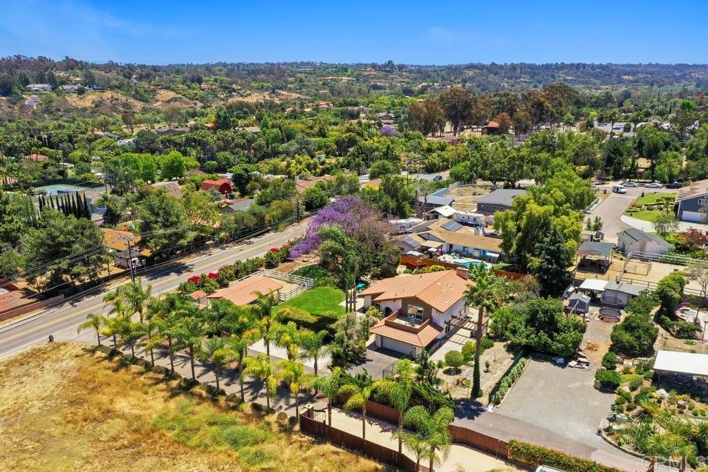 546 Rancho Santa Fe Road Encinitas, CA 92024 - Photo 45 of 48 an aerial view of residential houses with outdoor space and trees