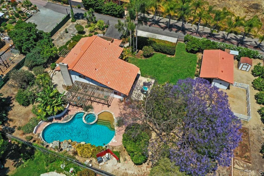 546 Rancho Santa Fe Road Encinitas, CA 92024 - Photo 47 of 48 an aerial view of a house