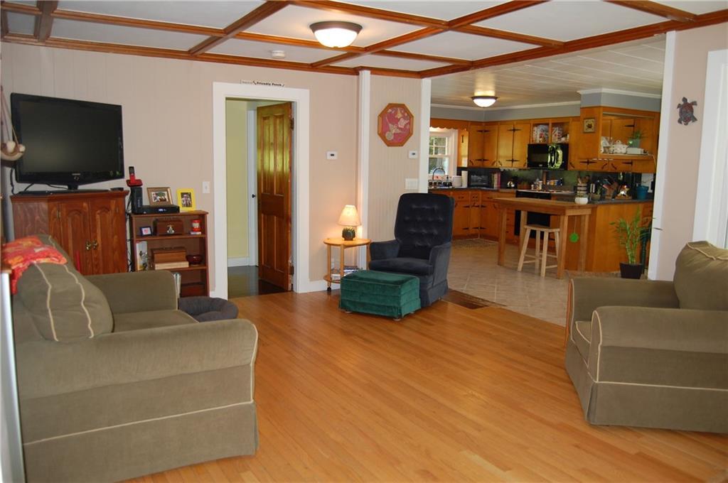 17 Old Lewiston Road Monmouth, ME 04265 - Photo 9 of 35 Living room open to kitchen & dining...