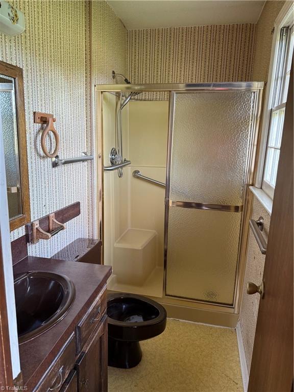 126 Norval Lowe Road Lowgap, NC 27024 - Photo 24 of 38 Bathroom attached to primary bedroom