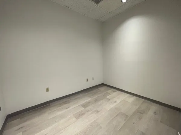 a kitchen with a cabinets and appliances