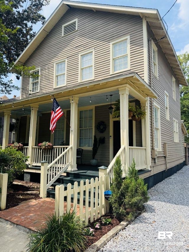 54 South Catherine Street Mobile, AL 36604 - Photo 50 of 55 Front view of this wonderful craftsman style home in historic Old Dauphin Way! Make your appointment today!