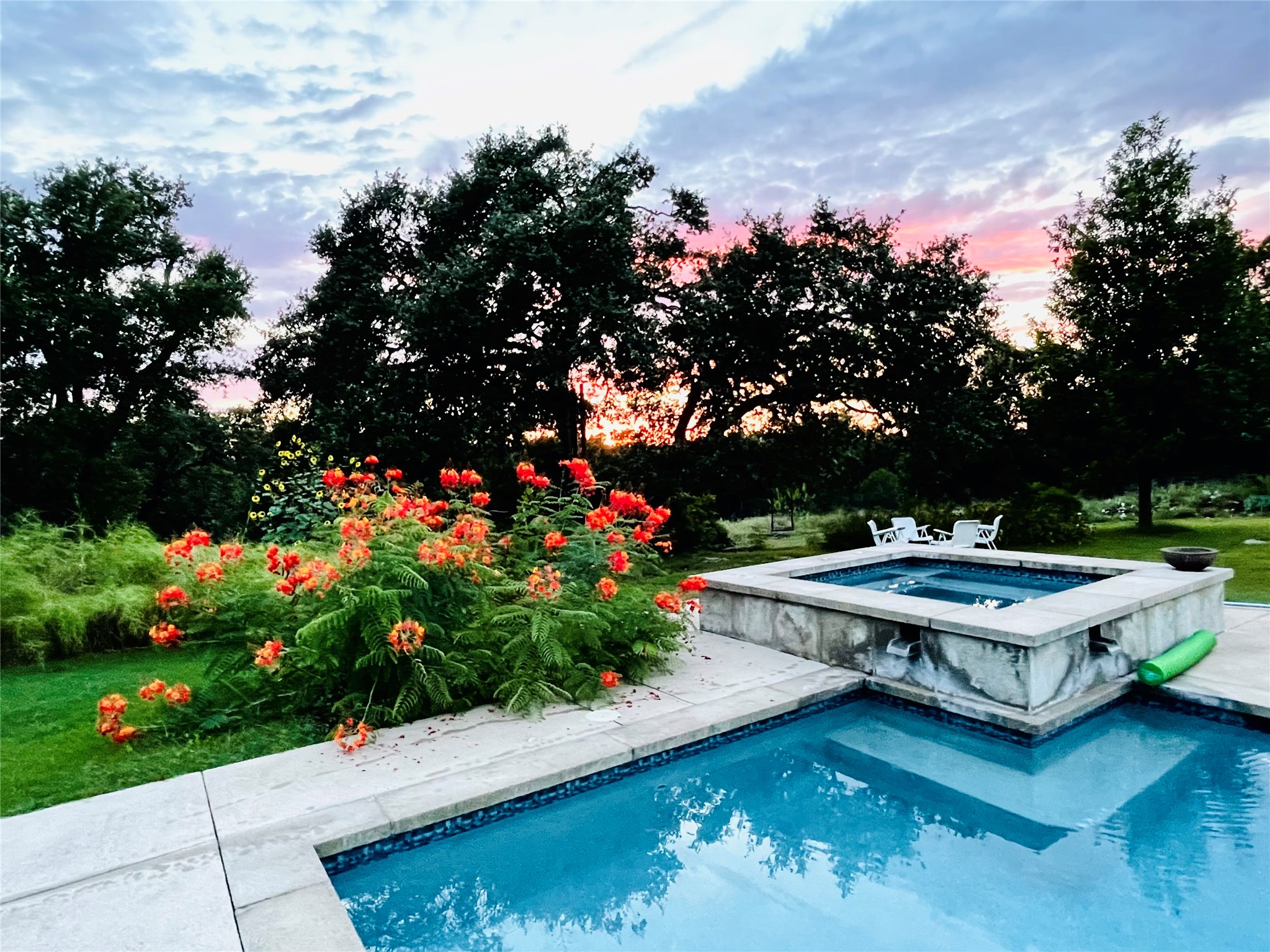 8414 Indian Summit Austin, TX 78737 - Photo 36 of 39 Pool + hot tub + spectacular gardens