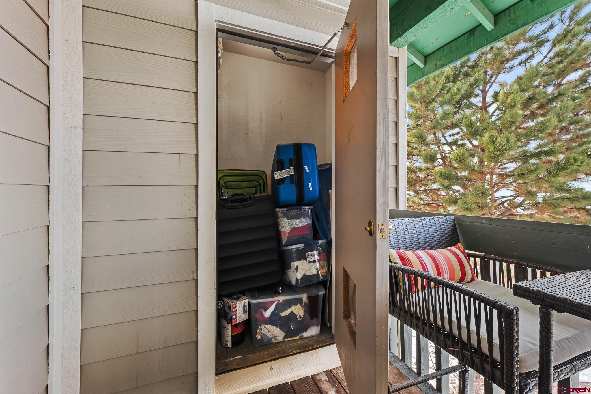 1100 Goeglein Gulch Road, Unit 206 Durango, CO 81301 - Photo 24 of 29 a view of a balcony