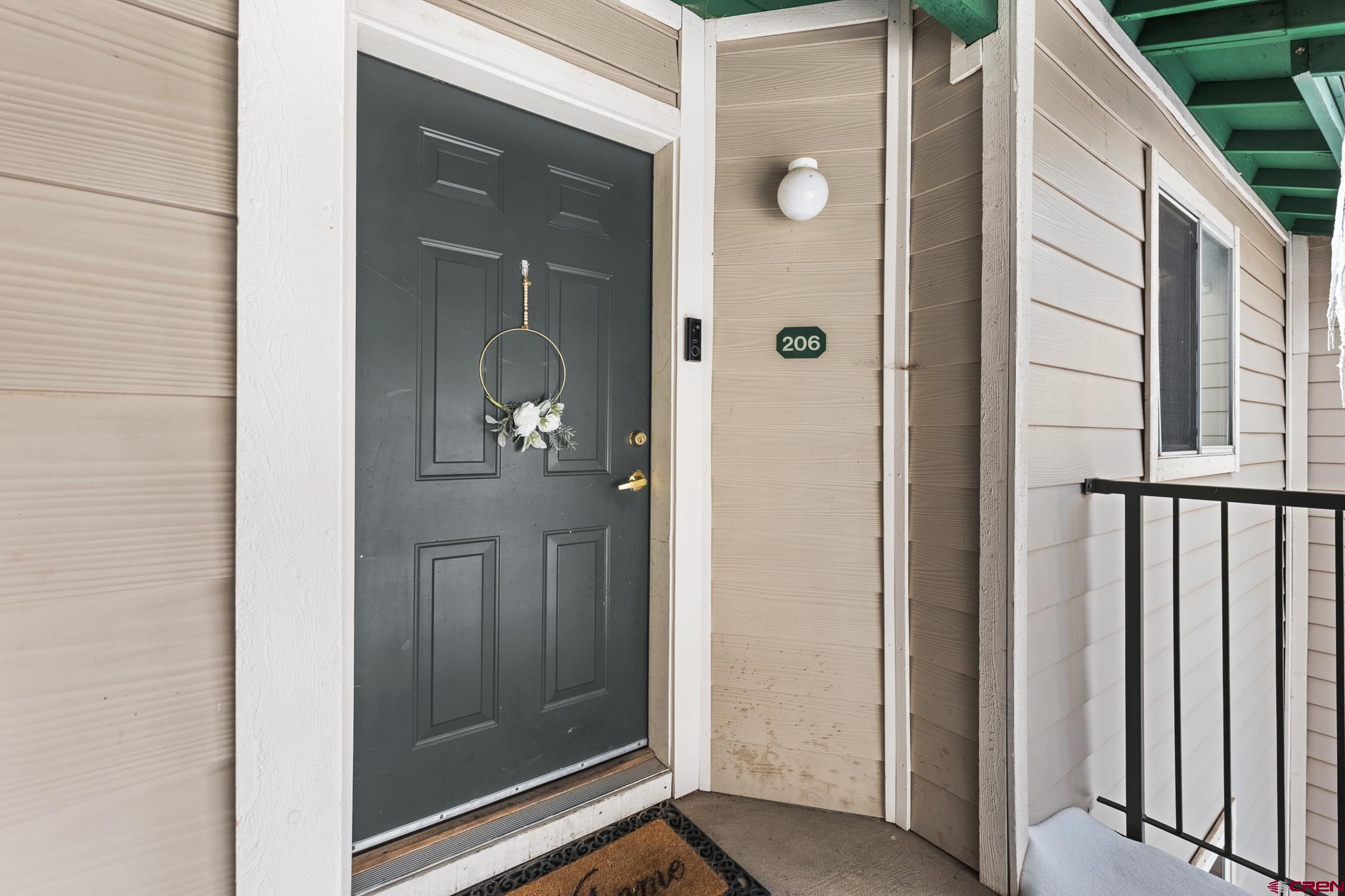 1100 Goeglein Gulch Road, Unit 206 Durango, CO 81301 - Photo 25 of 29 a view of front door