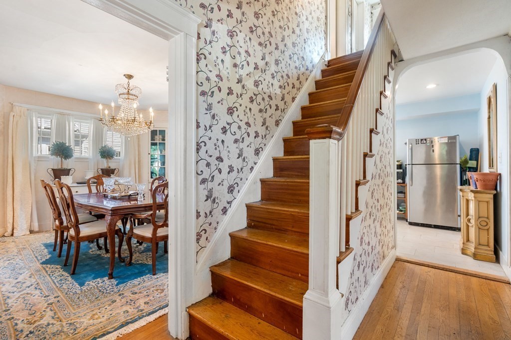 46 Rowe Street Milton, MA 02186 - Photo 3 of 20 a view of a dining room with furniture