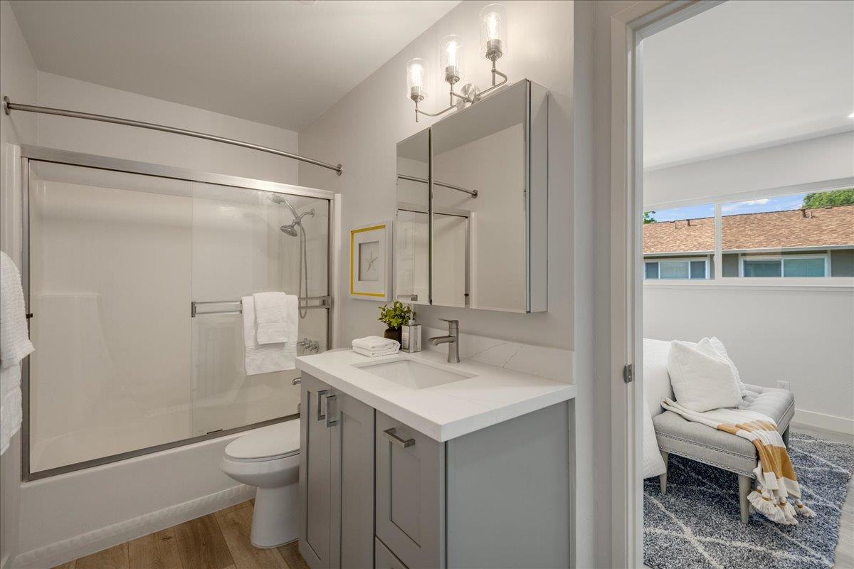 4790 Raspberry Place San Jose, CA 95129 - Photo 19 of 45 a bathroom with a sink toilet and shower