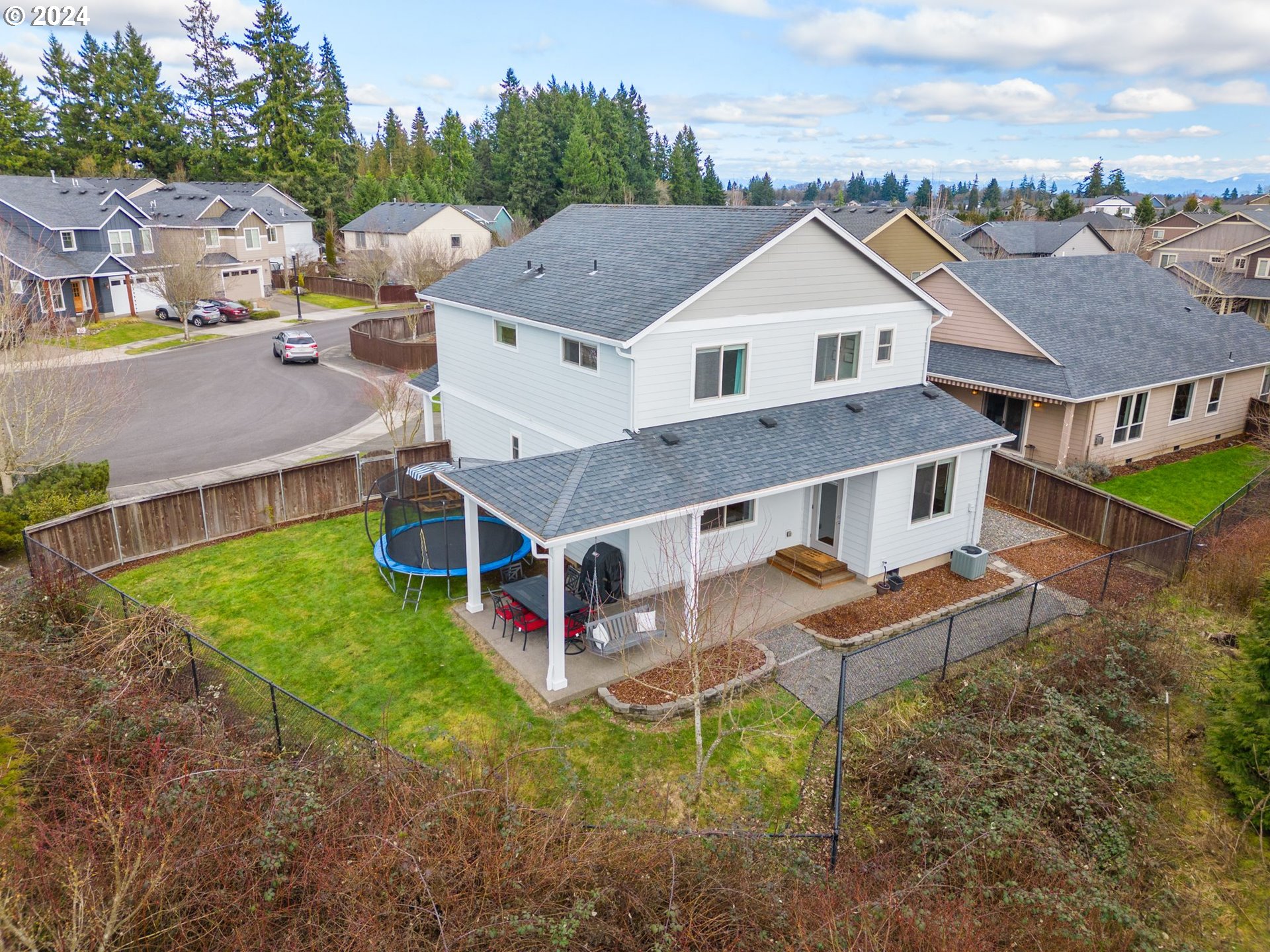 3519 North 6th Circle Ridgefield, WA 98642 - Photo 37 of 40 a aerial view of a house with a yard