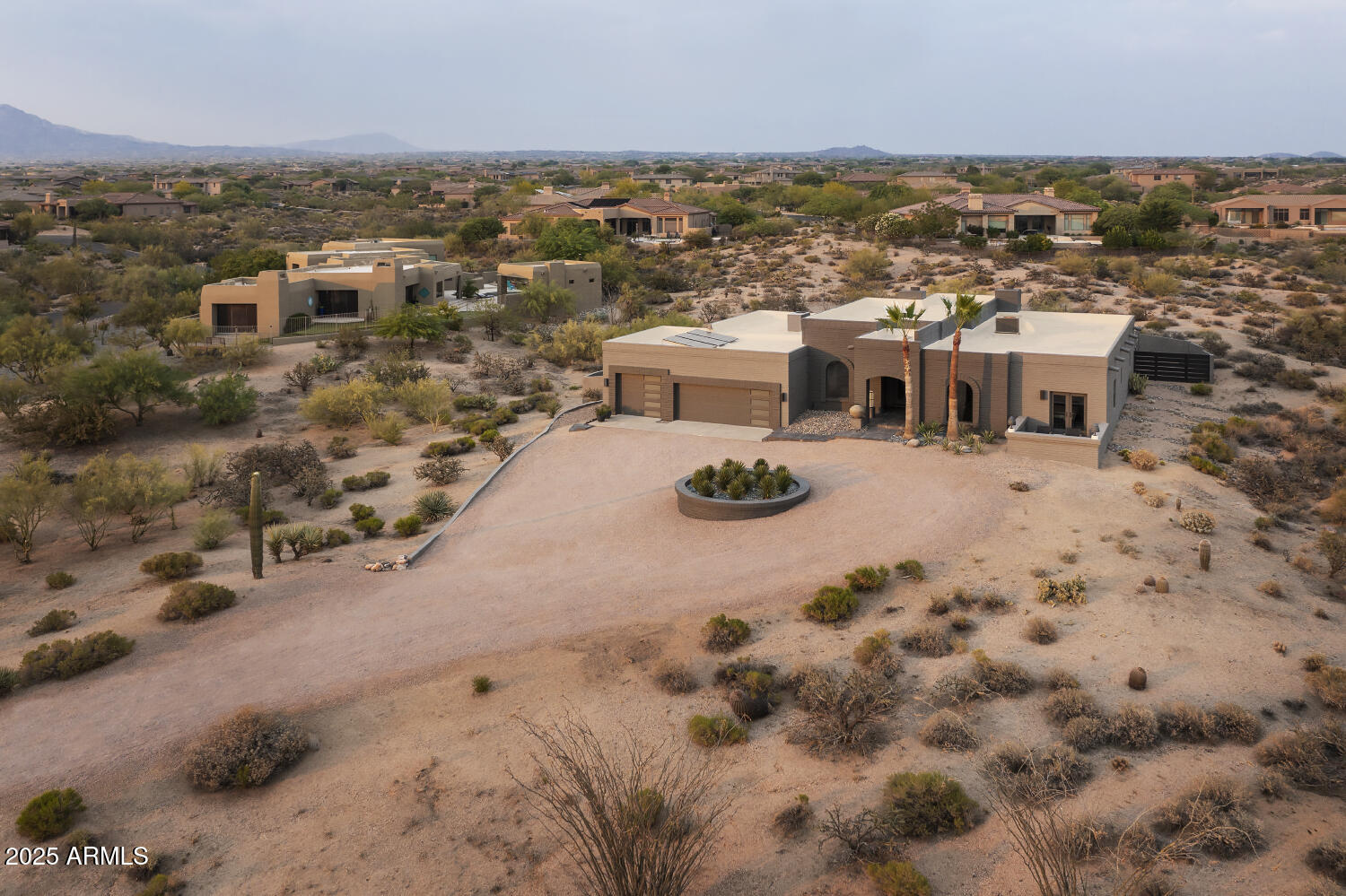 9545 East Romping Road, Unit 90 Carefree, AZ 85377 - Photo 29 of 30 Dusk Drone Front Exteriors DJI_0346 v2_1