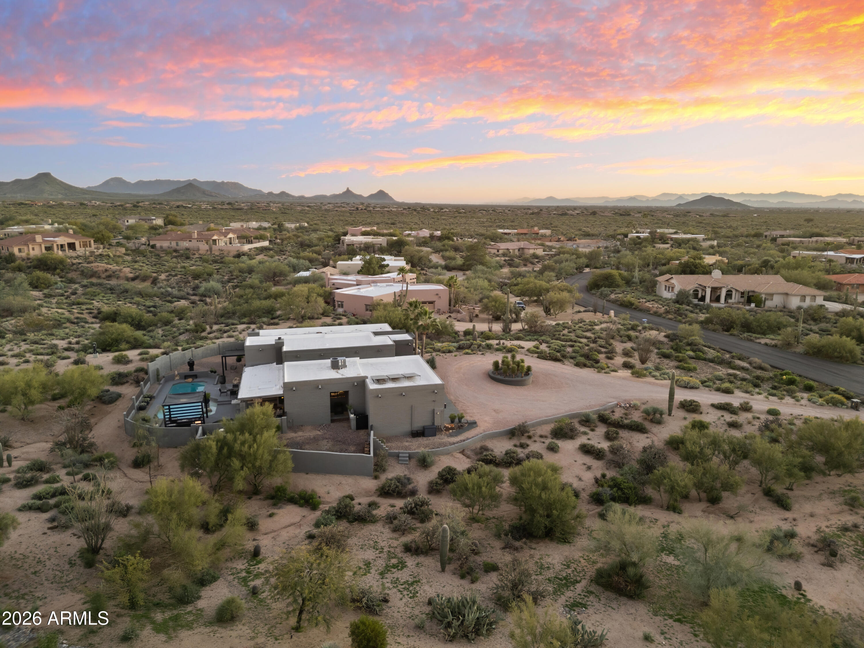 9545 East Romping Road, Unit 90 Carefree, AZ 85377 - Photo 50 of 59 a city view with tall buildings