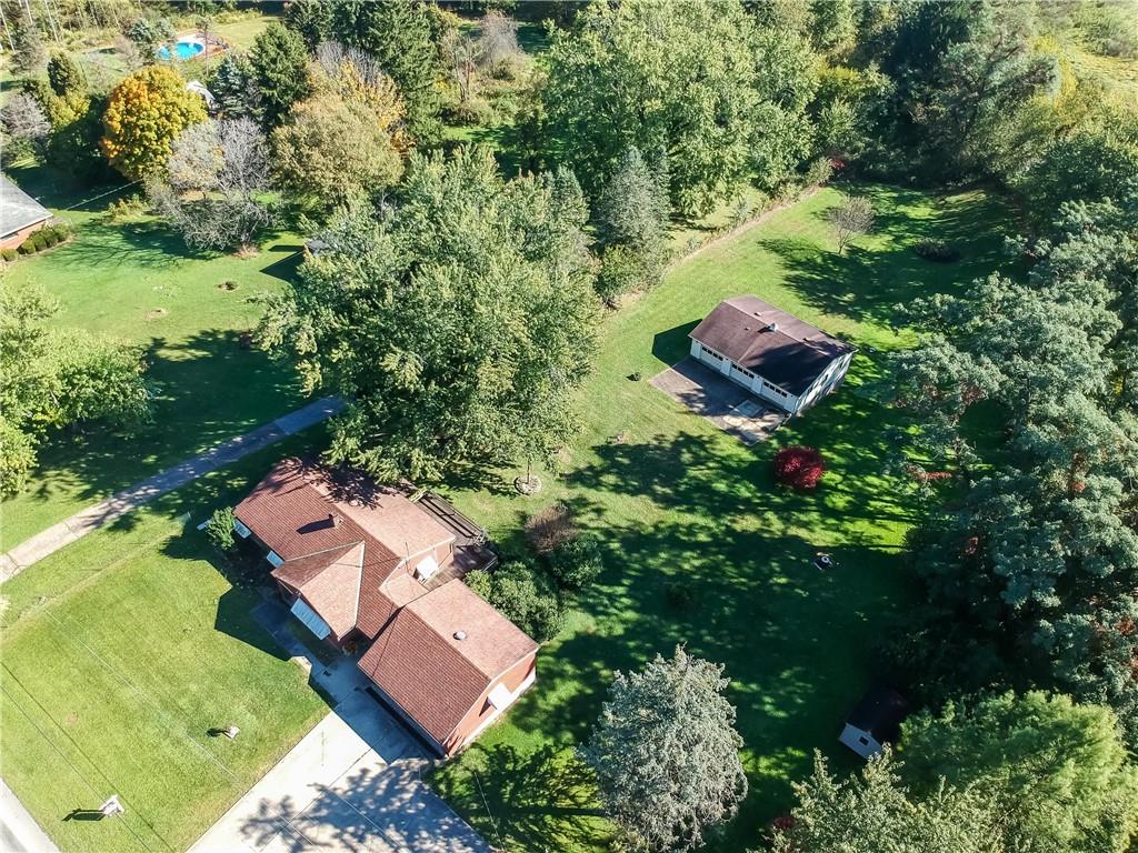 4126 Henderson Road Hickory, PA 15340 - Photo 2 of 25 an aerial view of residential house with outdoor space and swimming pool