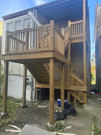 a view of a house with a porch