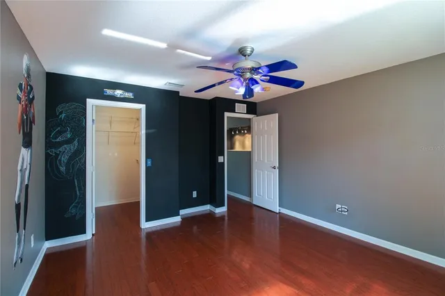 wooden floor in an empty room